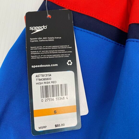 Speedo Men's Swimsuit size S Multicolor Round beach Volley Board Shorts UPF 50+ - Picture 3 of 14
